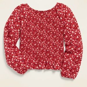 Super cute and trendy smocked top for your girl